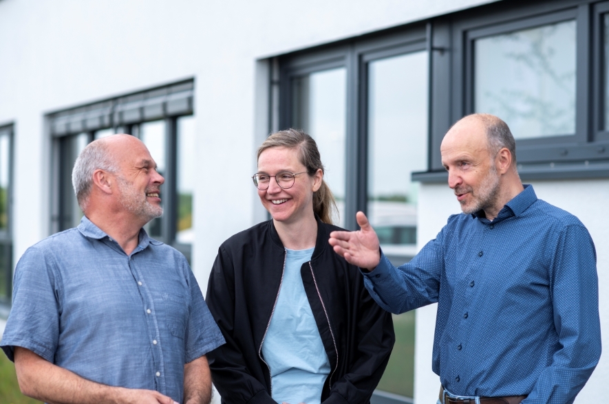 Ingo Schawe, Katharina Schaarschmidt und Raimo Sump (v.l.n.r.) 